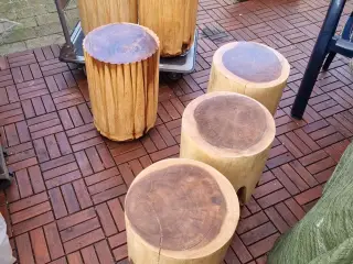 Træ skammel