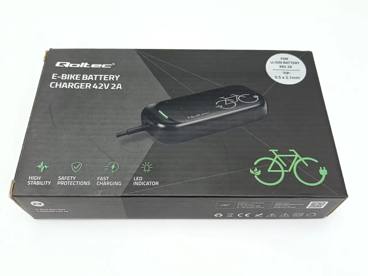 Billede 12 - NY! 42V 2A Hurtig El-Løbehjul / El-Cykler Oplader