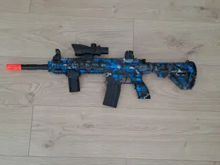 Gelblaster - automatisk bayteridrevet
