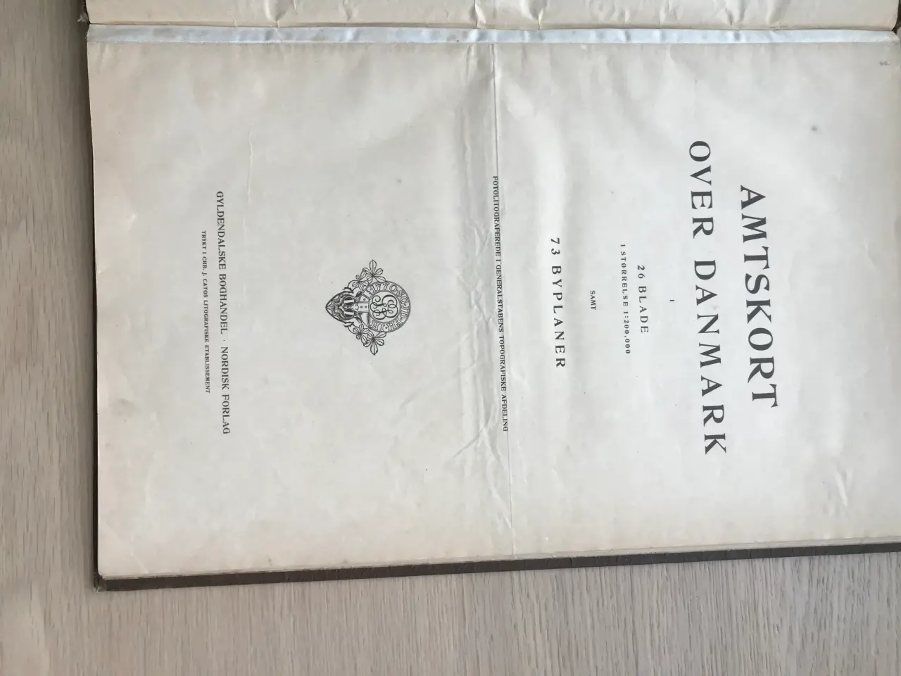 Billede 3 - Frems Amtskort over Danmark - Amtskort ca. 1904