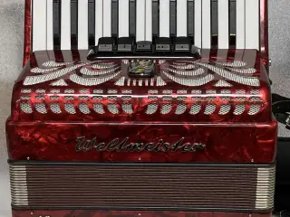 Weltmeister Caprice tangent-harmonika – vinrød