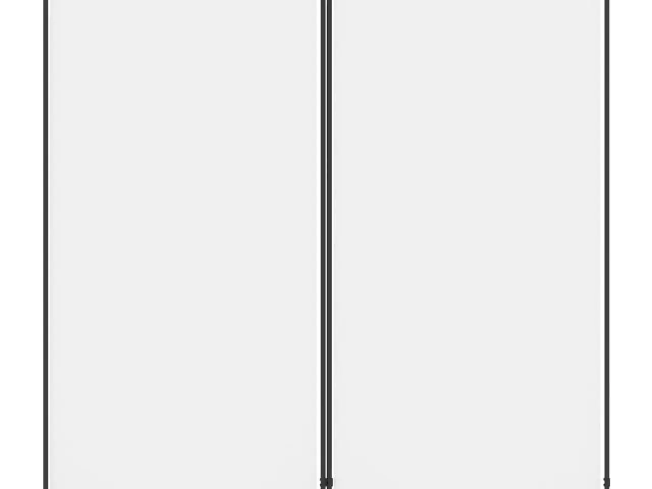 Billede 3 - Rumdeler med 2 paneler - hvid, 175 x 180 cm