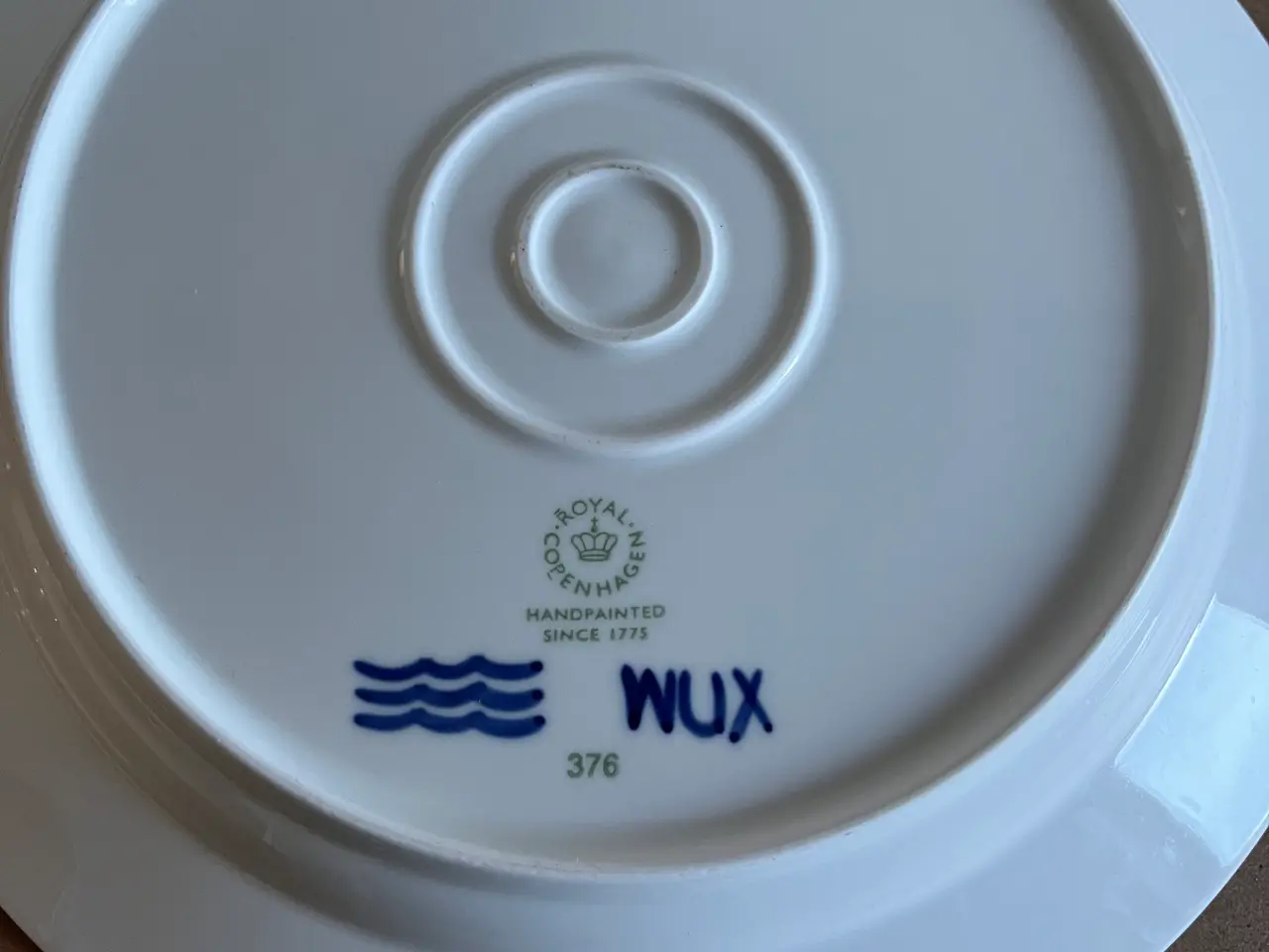 Billede 2 - Royal Copenhagen Blå Mega Riflet fad