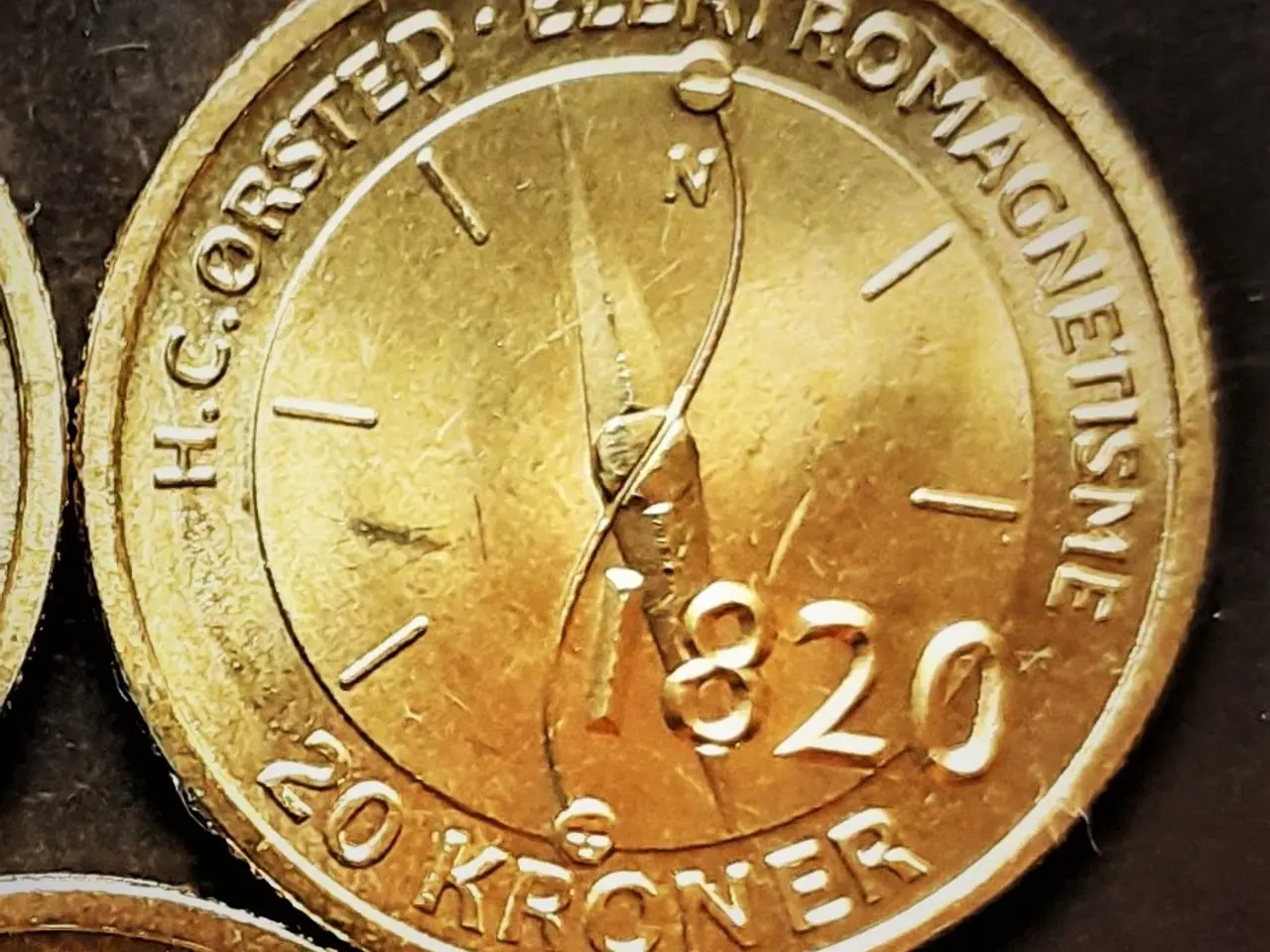 Billede 1 - 20 KR KRONE 2013 H. C. ØRSTED ELEKTROMAGNETISME