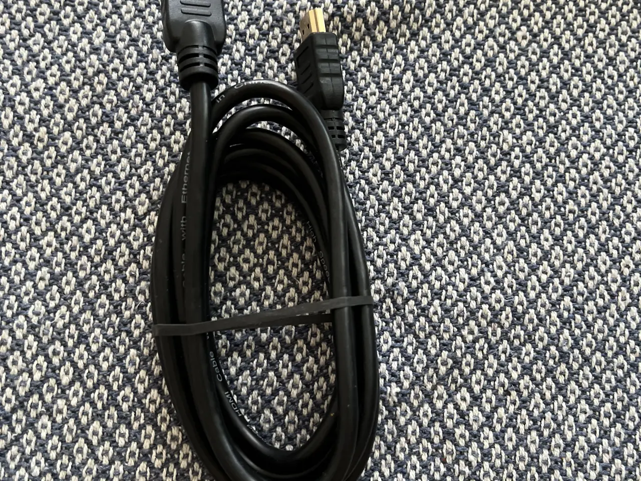 Billede 1 - High speed HDMI-kabel 1,5 m sort