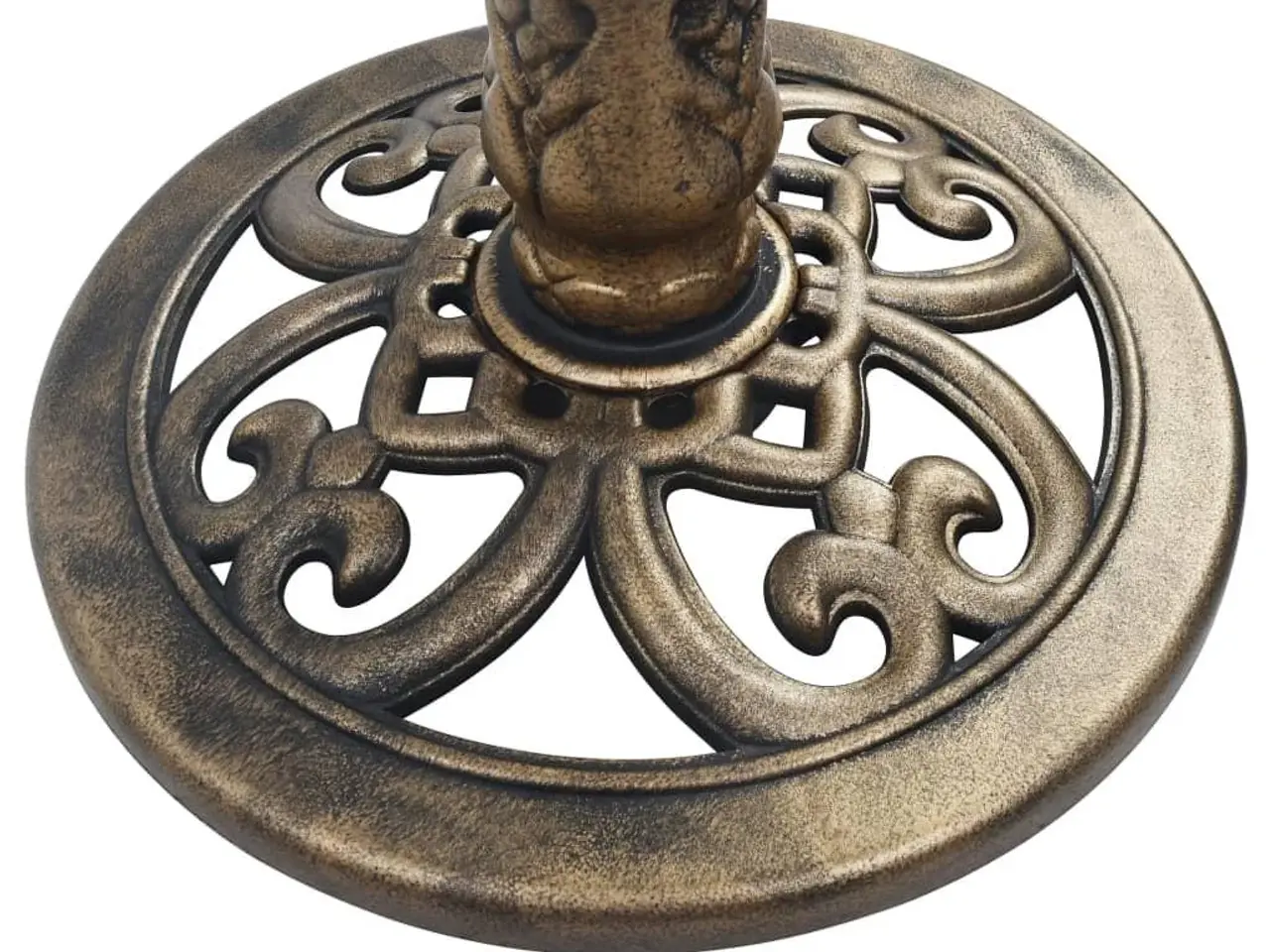 Billede 6 - Fuglebad med springvand 50 × 91 cm - plastik, bronzefarvet