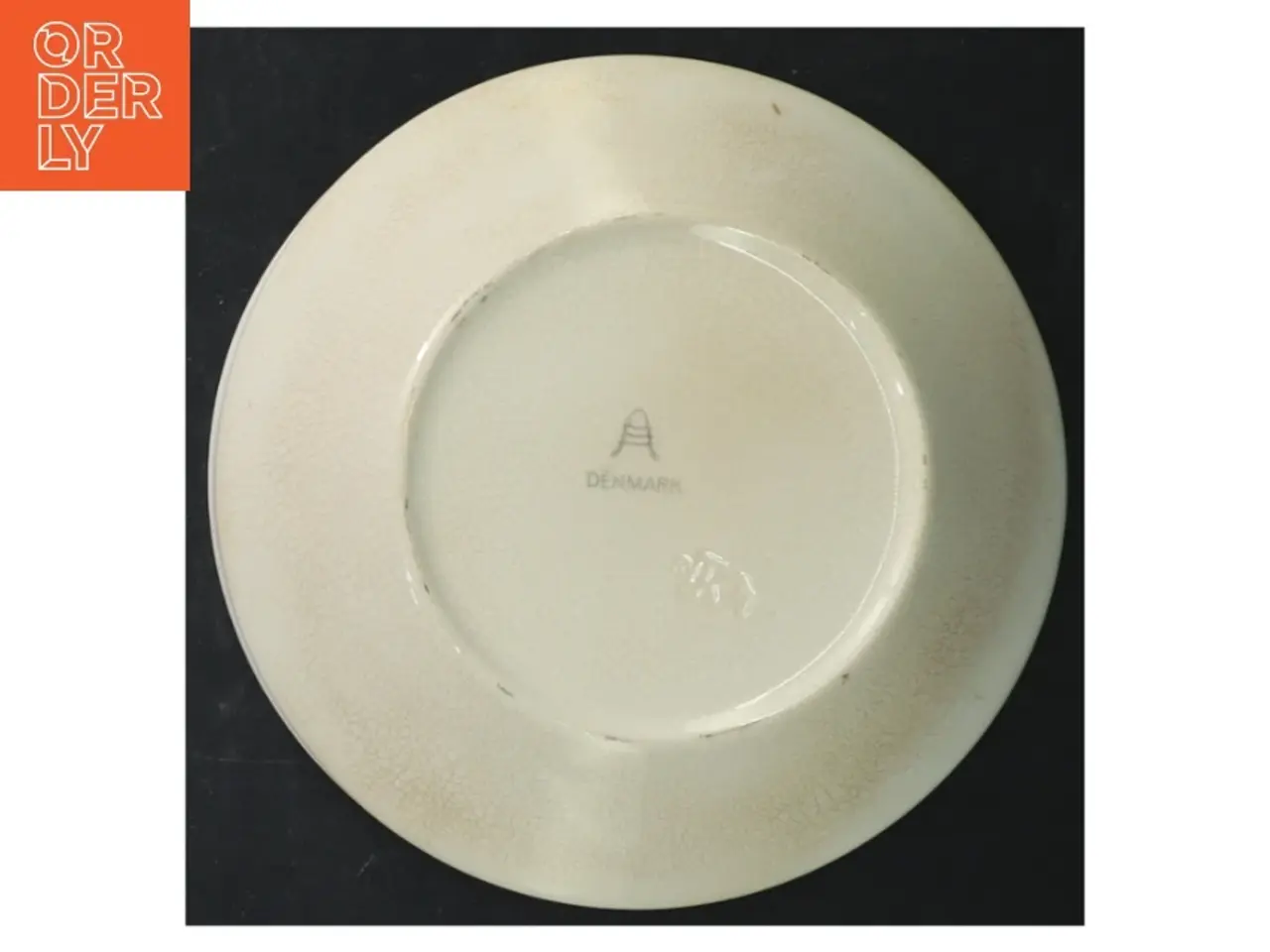 Billede 3 - To Keramik skåle med kantbånd (str. 2 styk. ø. 14,5 cm)