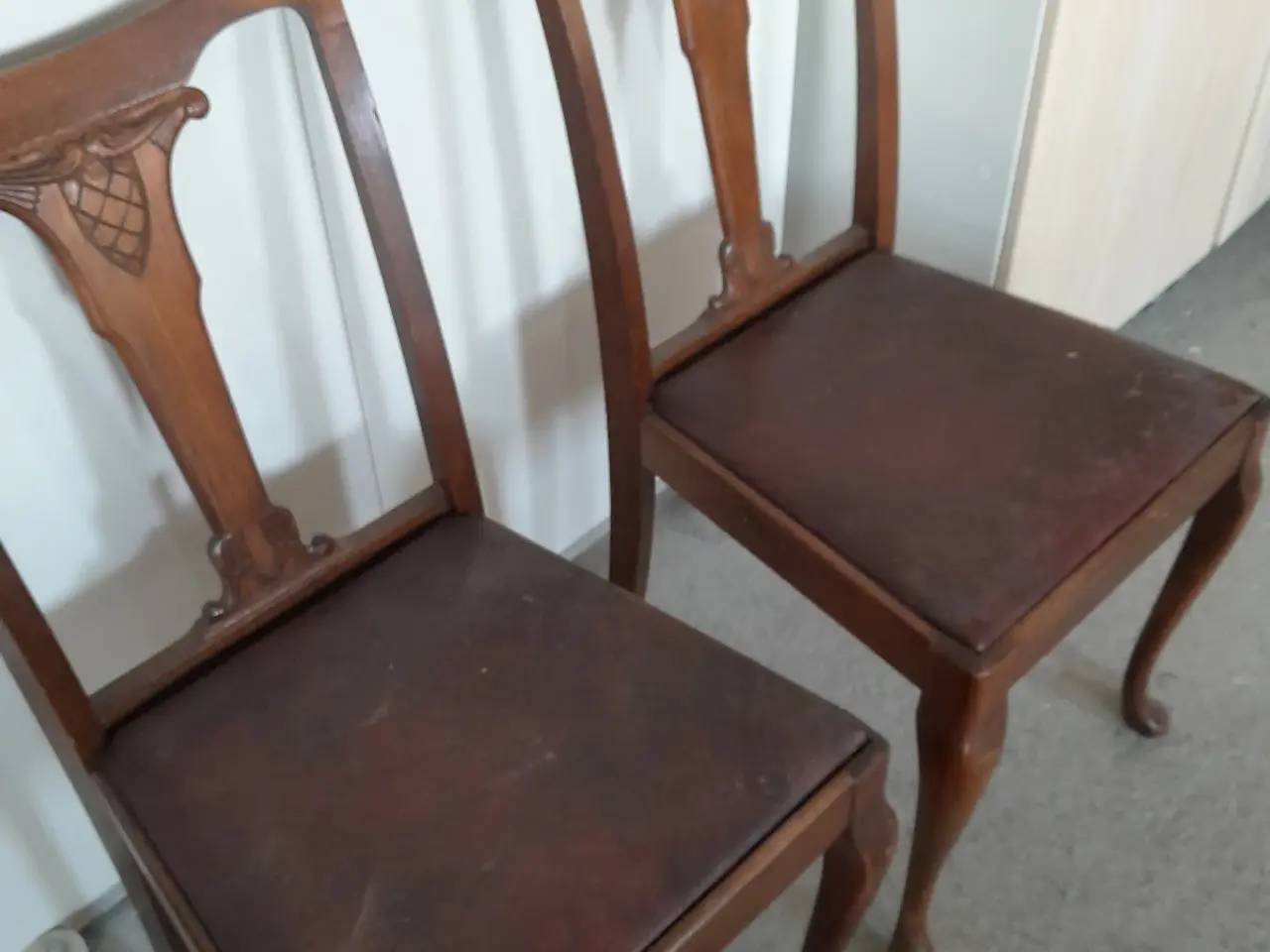 Billede 2 - Teak træs stole 2 stk