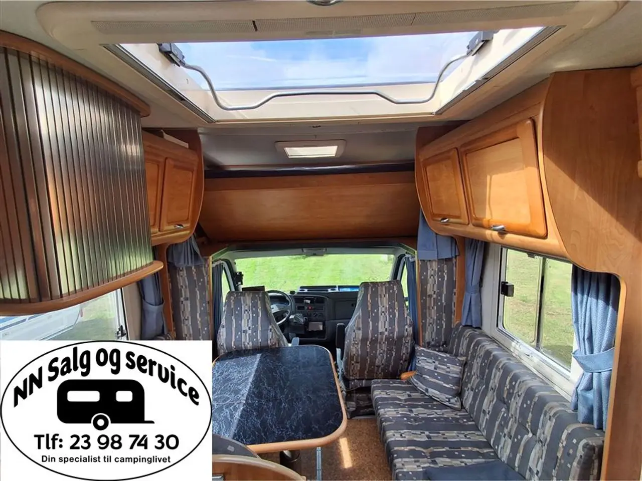 Billede 5 - 2001 - Fiat DUCATO Frankia A 650 FLOT OG VELHOLDT AUTOCAMPER MED KØJER