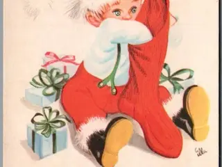 Illa - Glædelig Jul - 519/48 - Postkort - Brugt