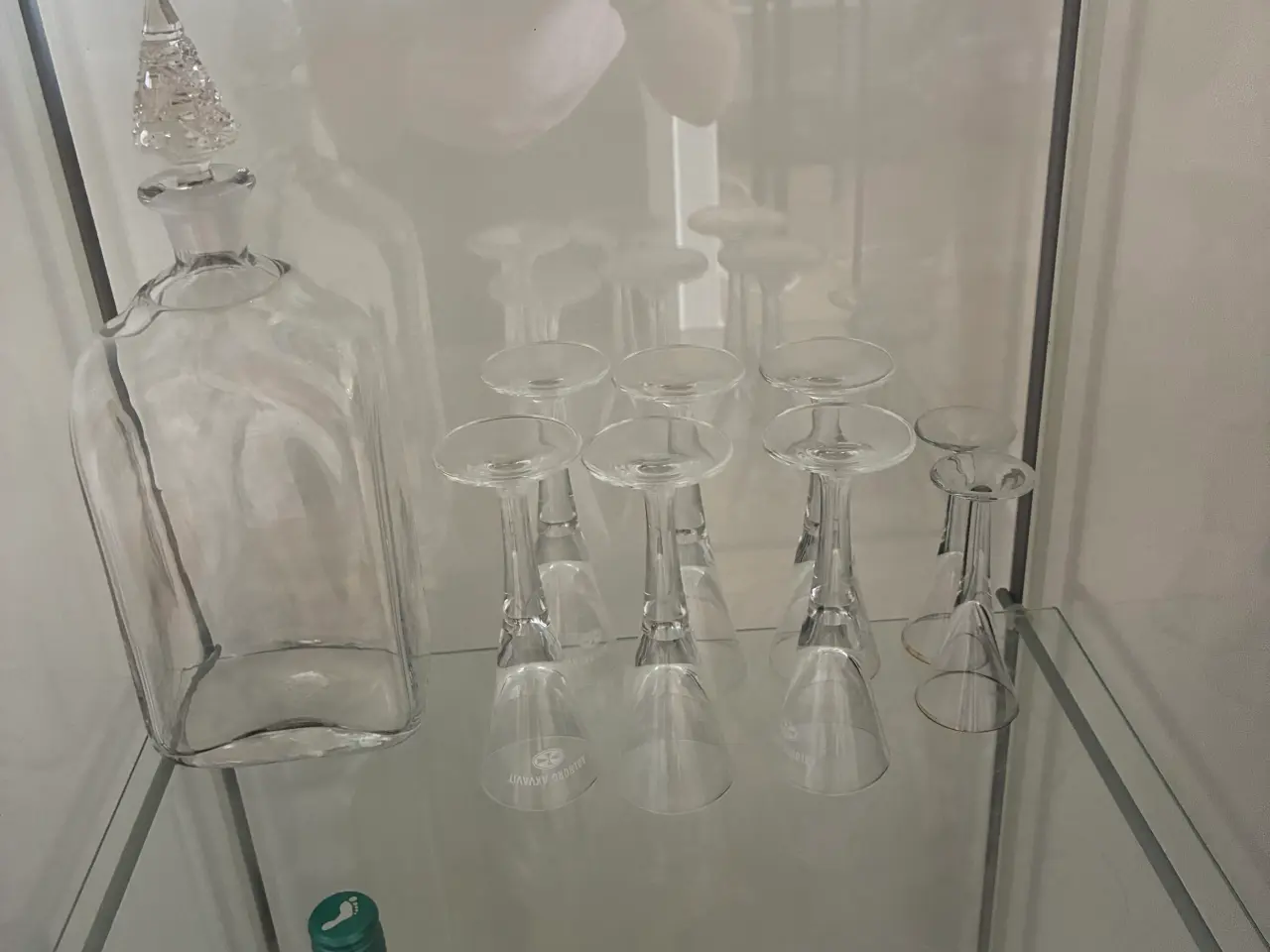 Billede 1 - Snapsglas + snapsflaske