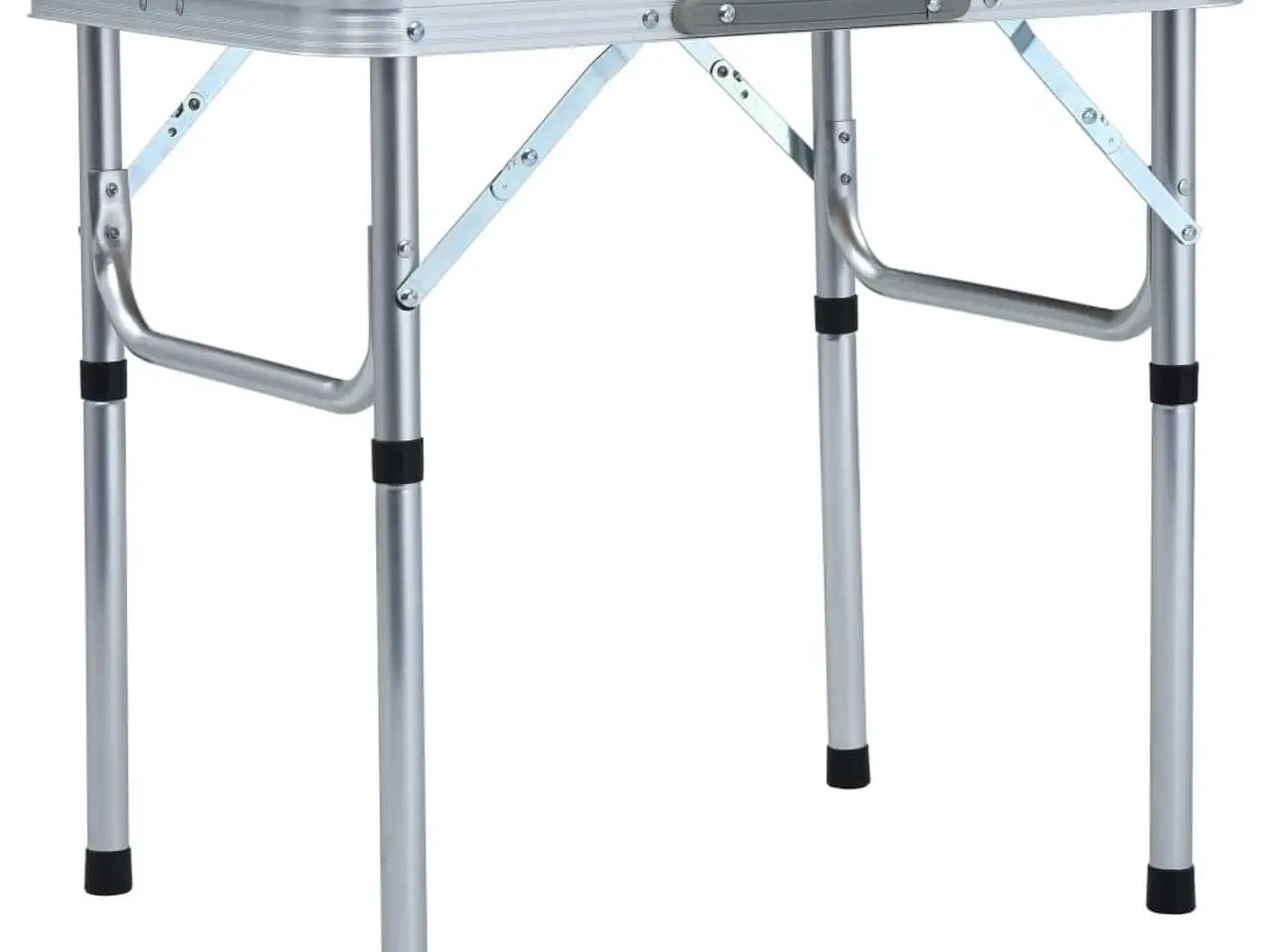 Billede 1 - Foldbart campingbord 60 × 45 cm - aluminium, grå