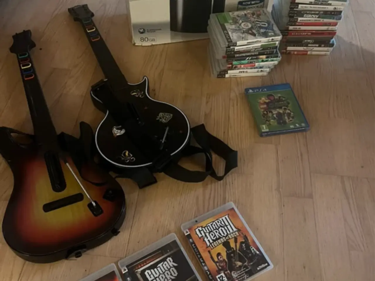 Billede 1 - PS3 med guitar og 37spil