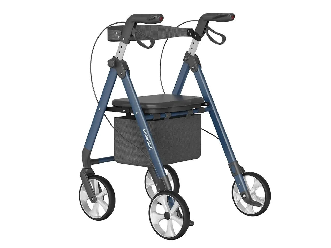 Billede 1 - Lindebjerg Rollator HF 225 letvægt - Blå