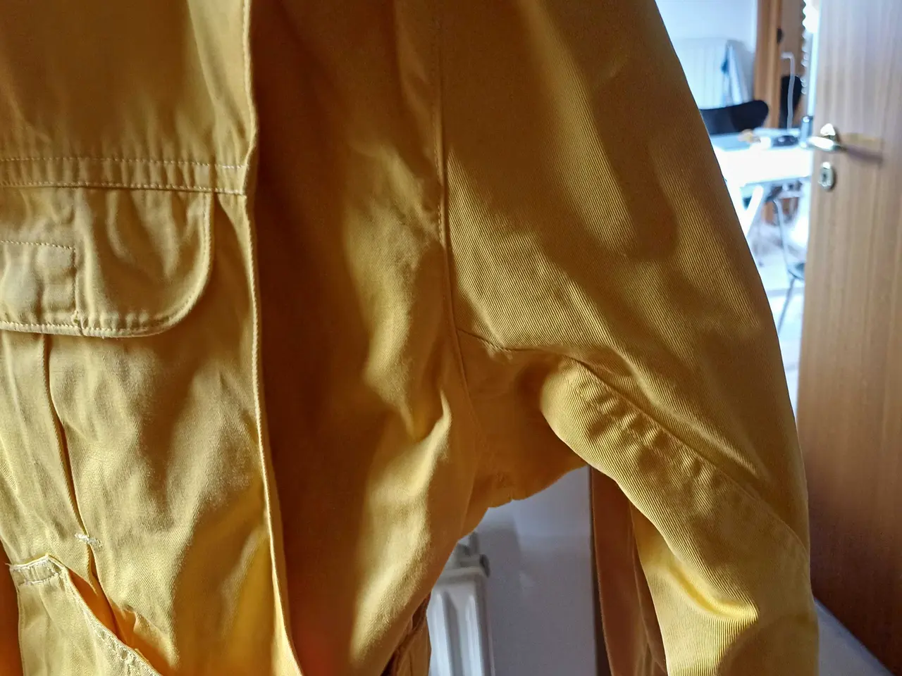 Billede 3 - Gul jakke i 100% cotton