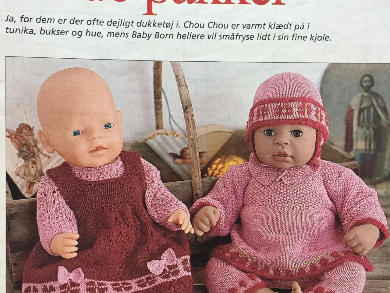 Billede 2 - Juletøj til Baby Born og Chou Chou dukke