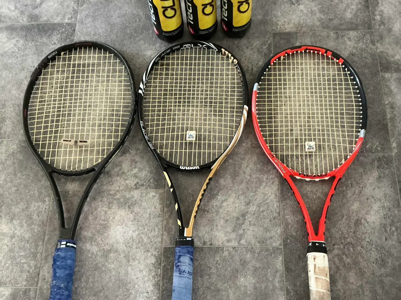 Billede 1 - Tennisketchere, bolde og taske