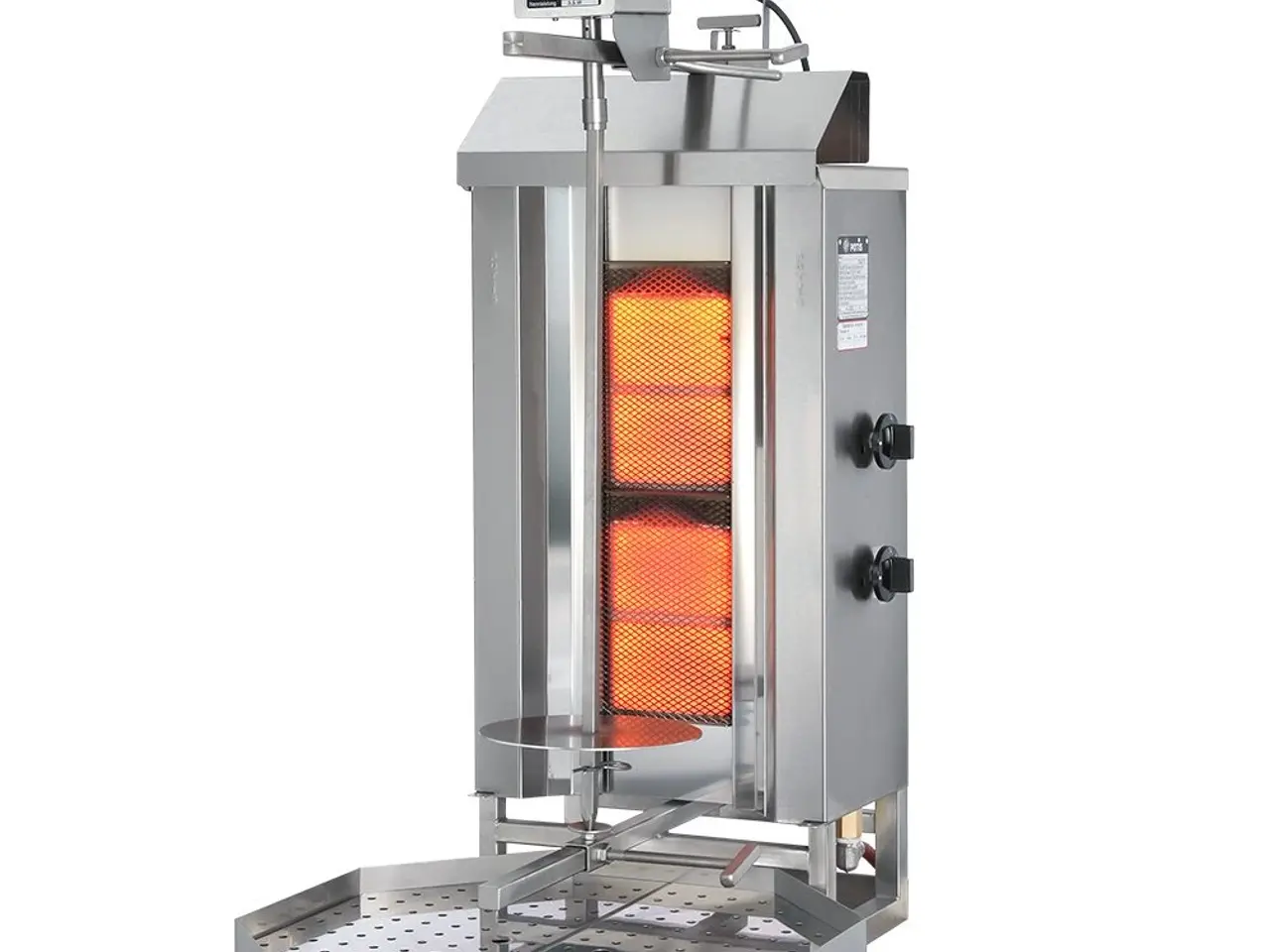 Billede 1 -  Kebab & Shawarma grill til gas – 30 kg kød