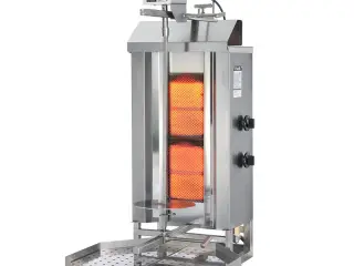 Kebab & Shawarma grill til gas – 30 kg kød