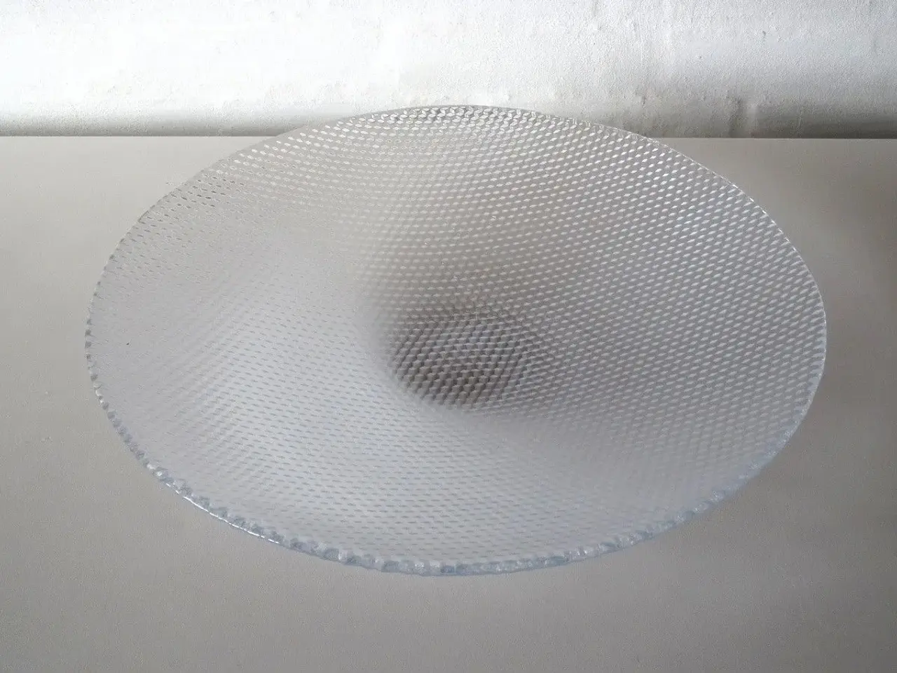 Billede 2 - Glas, stor flad skål, Trigona, Holmegaard
