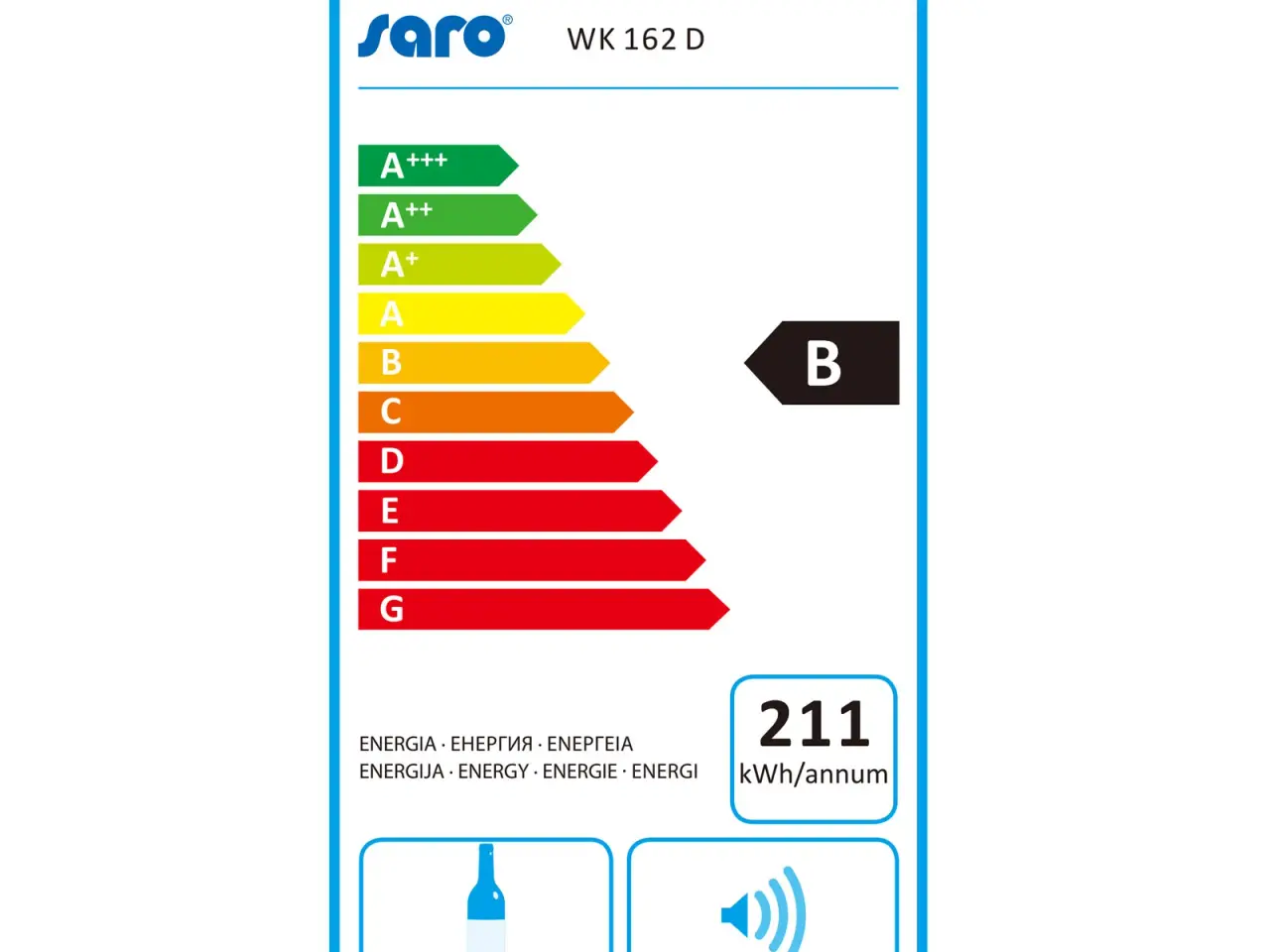 Billede 2 - Vinkøleskabe 379 liter – Saro