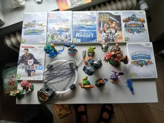 Wii spil plus figurer dertil 