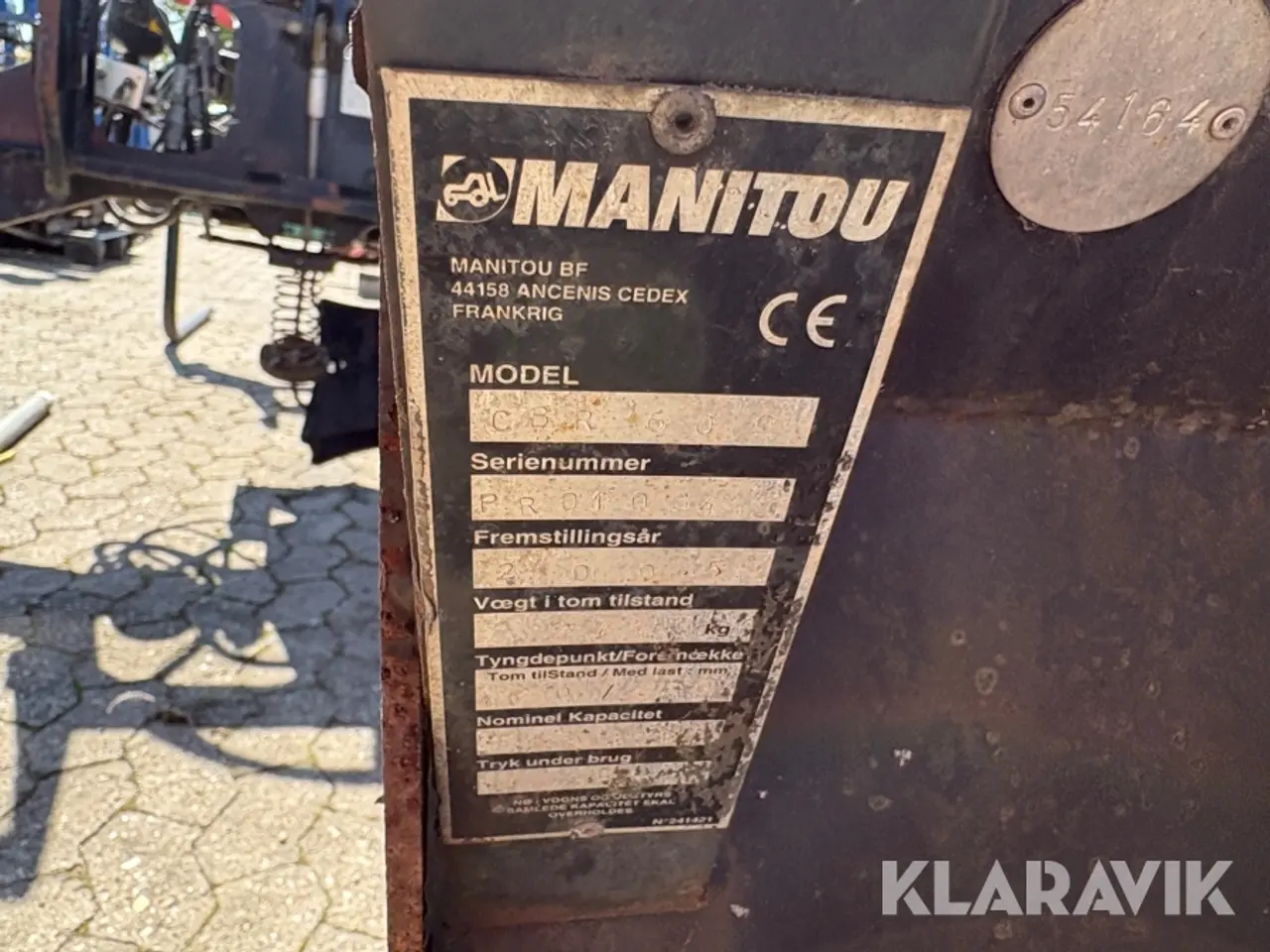 Billede 9 - Skovl Manitou CBR 600