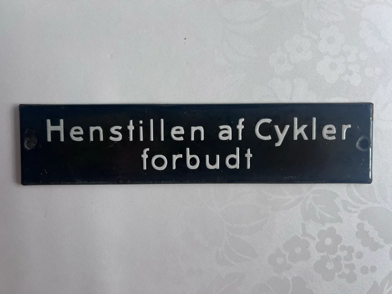 Billede 1 - Gammelt emalje skilt 