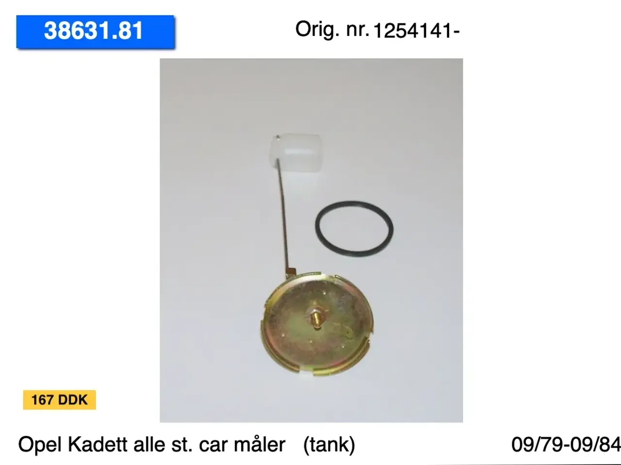 Billede 2 - Opel Kadett st. car tanke