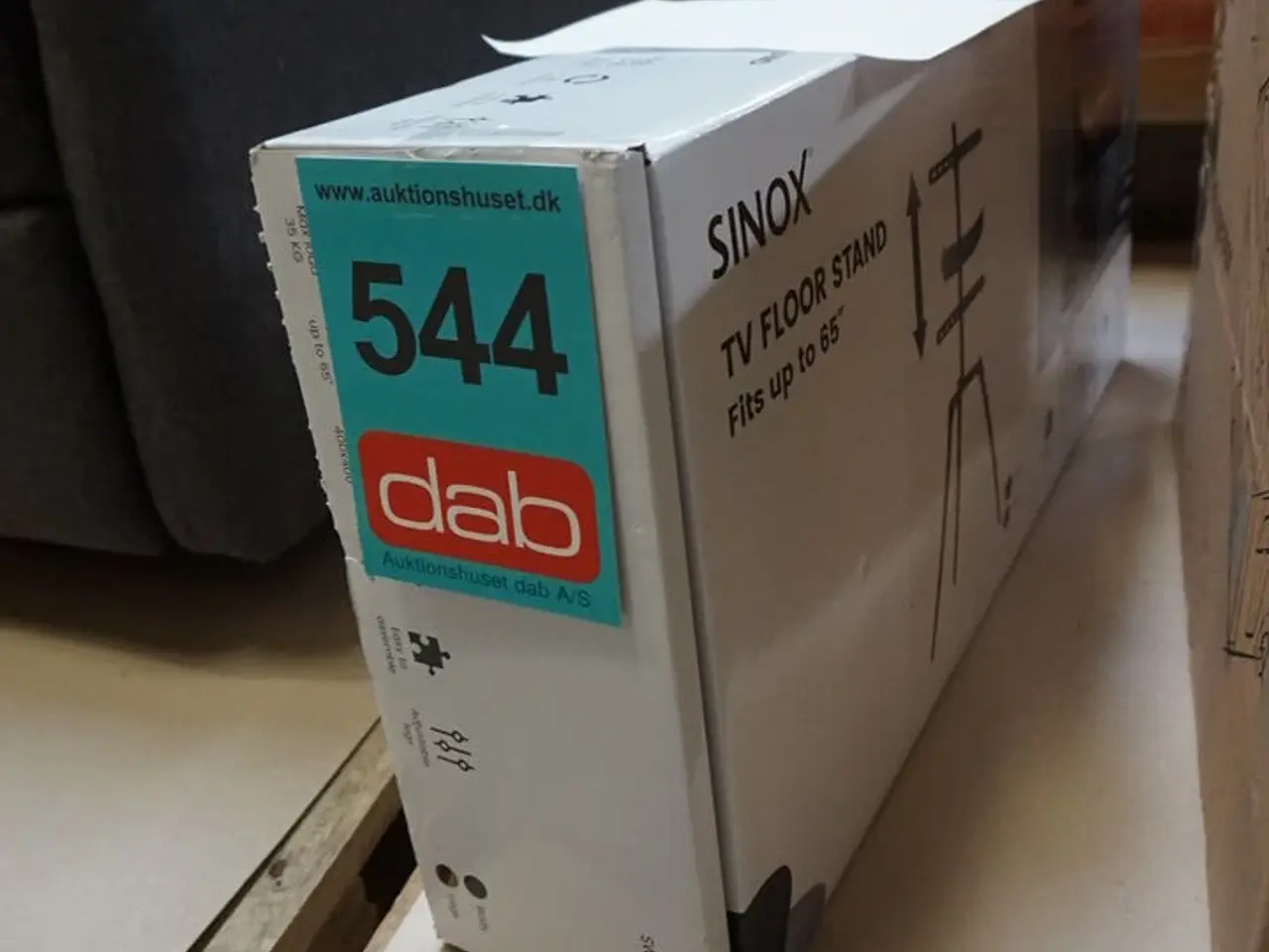 Billede 3 - Sinox TV gulvstand 3 Feet Black SWB 7220 50"- 65"