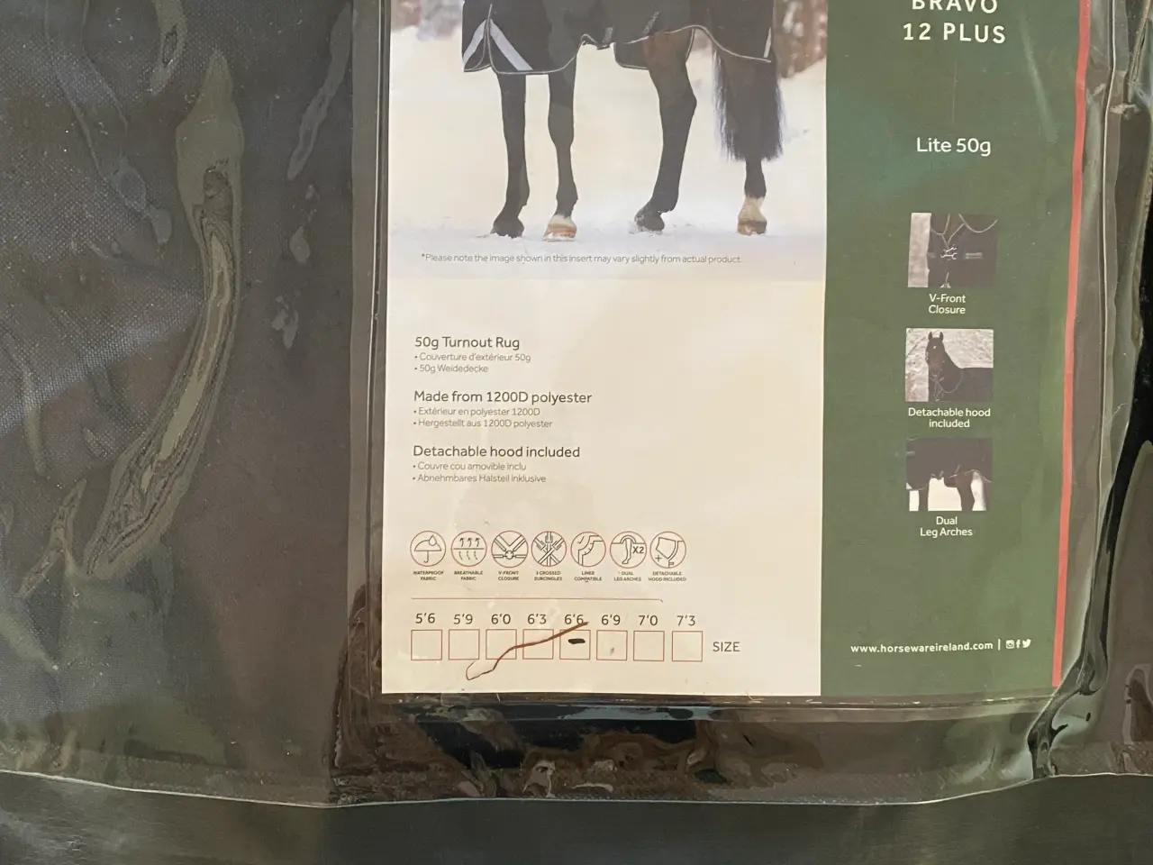 Billede 1 - Horseware regndækken sælges