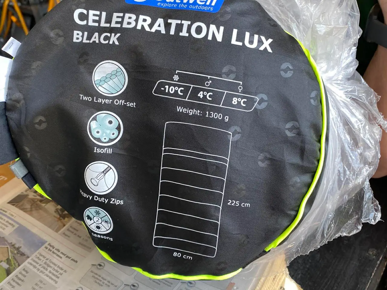 Billede 3 - sovepose Outwell Celebration Lux sovepose black