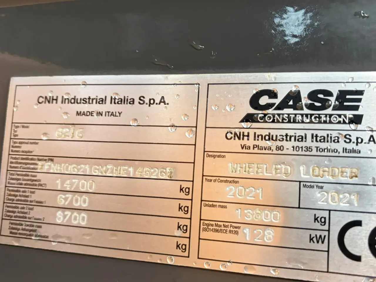 Billede 5 - Case 621G XR med langbom og CDC styrring samt centralsmørring