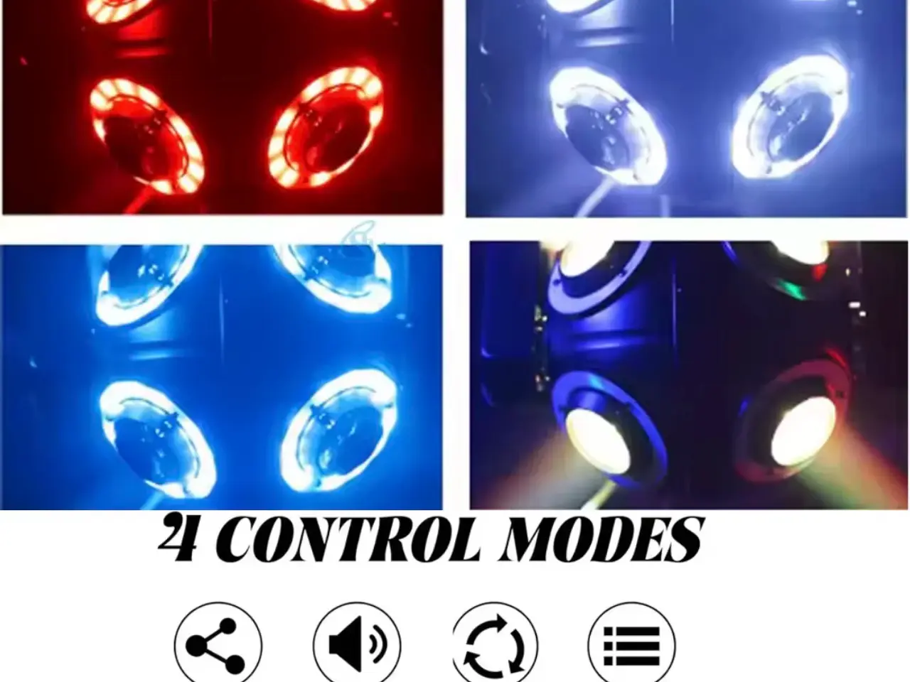Billede 4 - Led Disco fodbold MovingHead Halo
