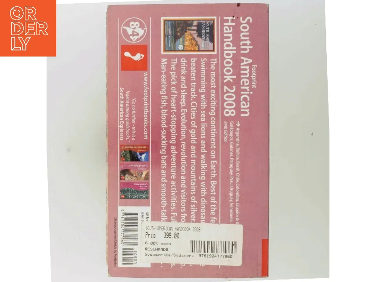 Billede 3 - Footprint South American handbook 2008 af Ben Box (Bog)