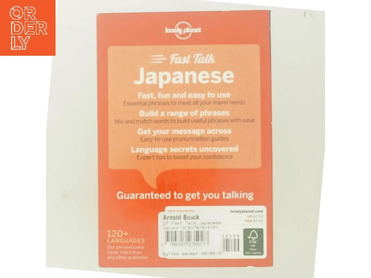 Billede 3 - Fast Talk Japanese af Lonely Planet (Bog)