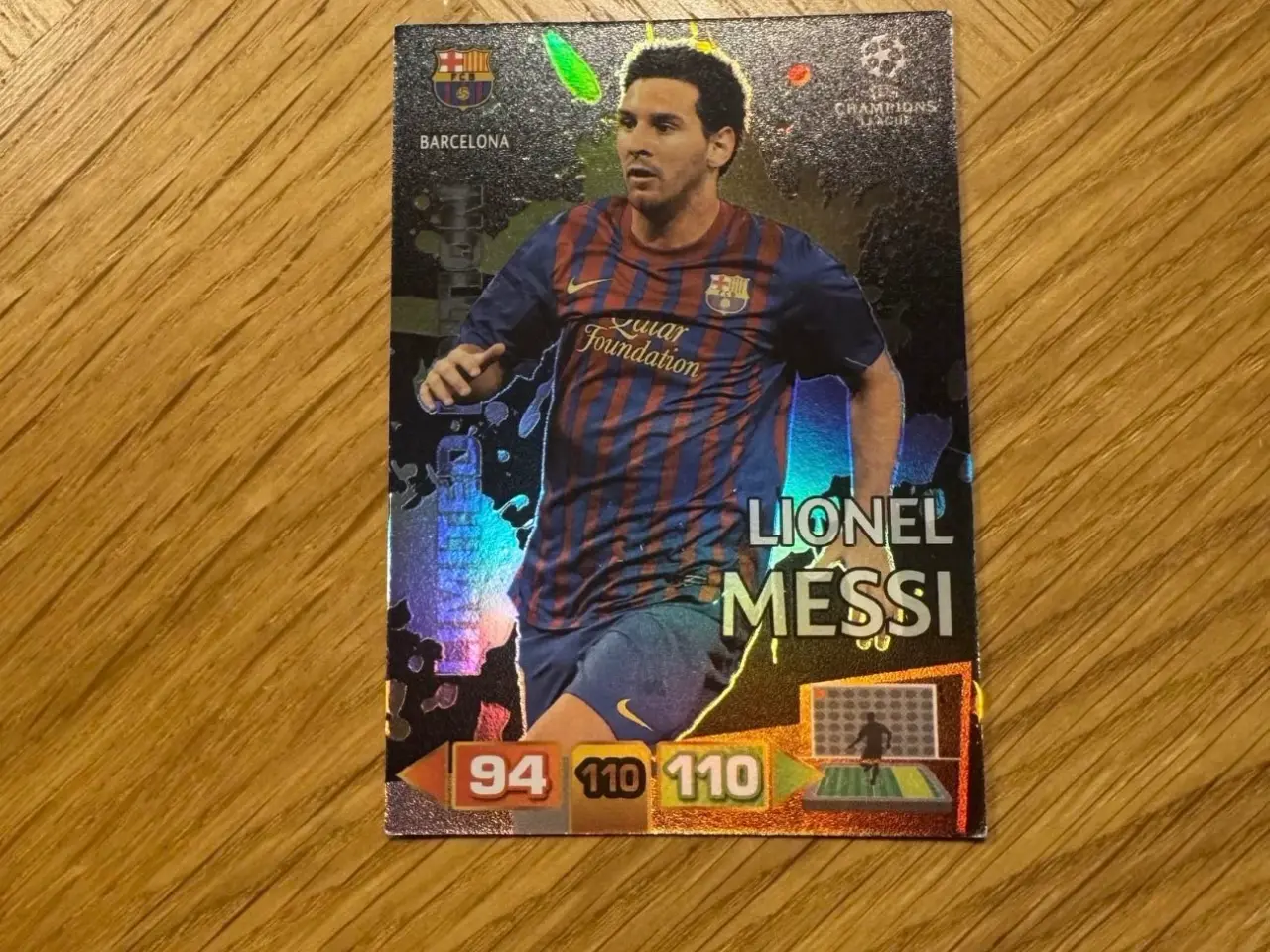 Billede 1 - Messi limited edition fodboldkort 11/12