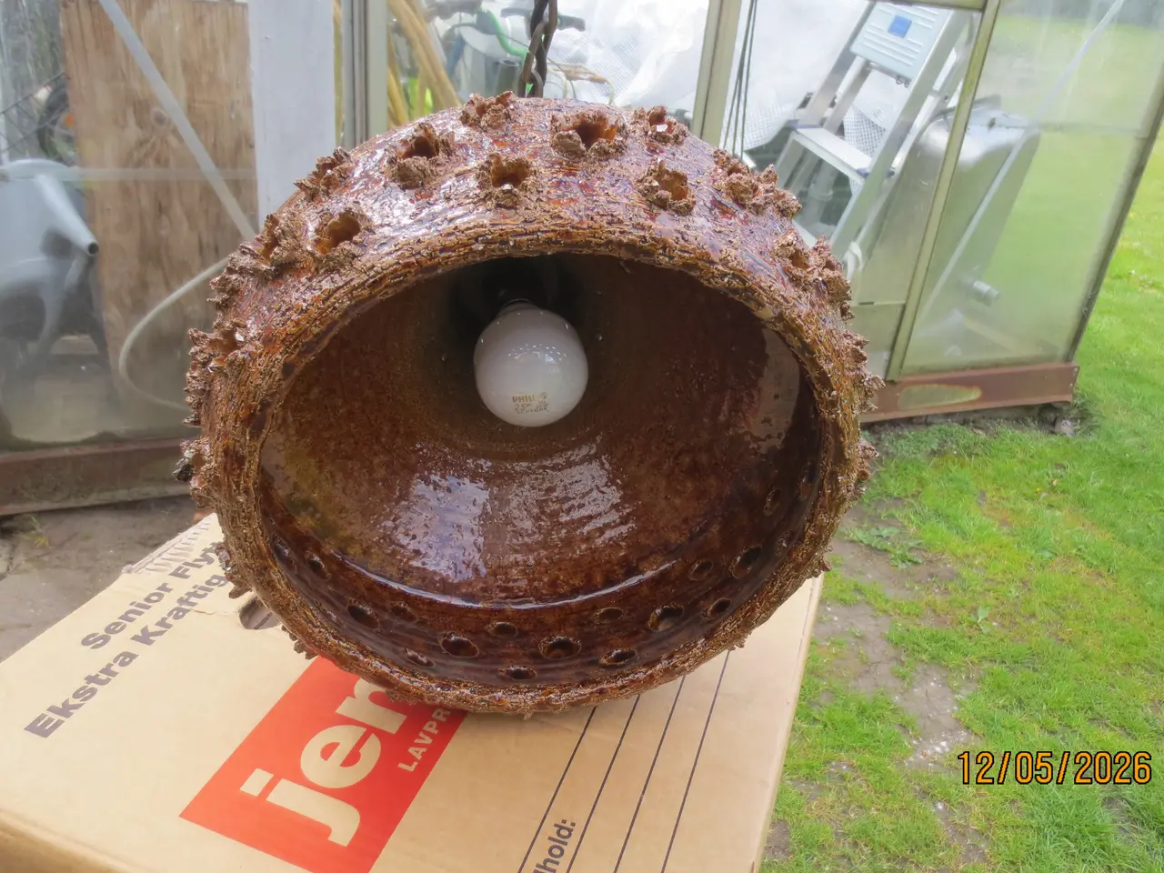 Billede 7 - 1 stk Loftlampe i Keramik Diameter 32 cm
