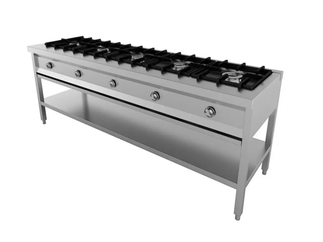 Billede 1 - Pandekage komfur til Gas – 5 Blus – 32,5 kW