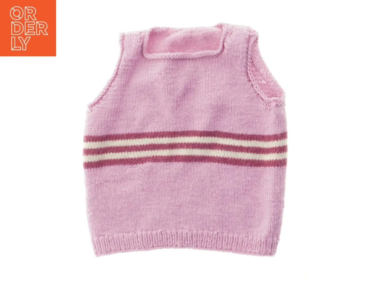 Billede 1 - Strikket vest (str. Bryst, 32 cm. længde, 35 cm)