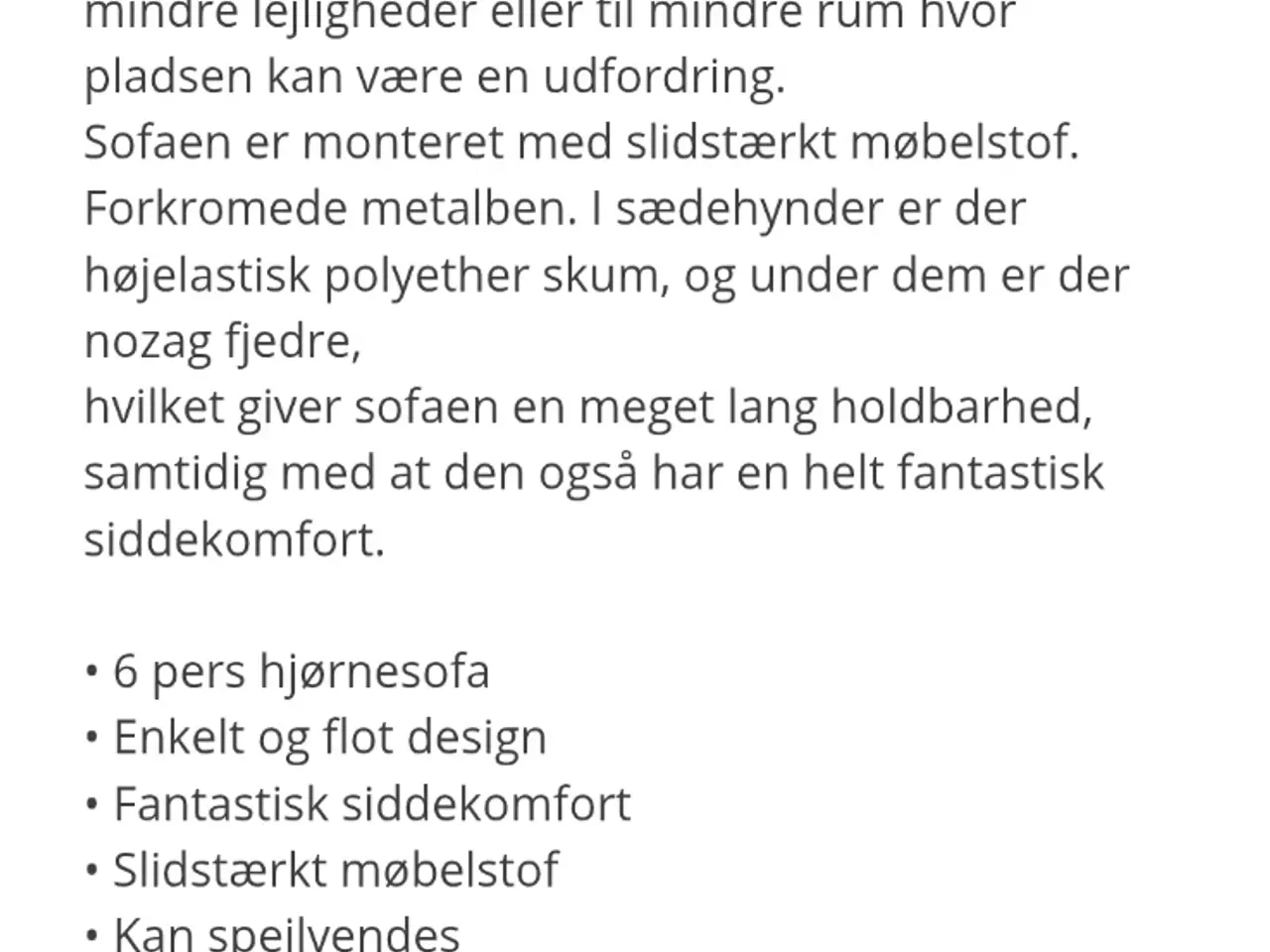 Billede 5 - Grå næsten ny hjørnesofa
