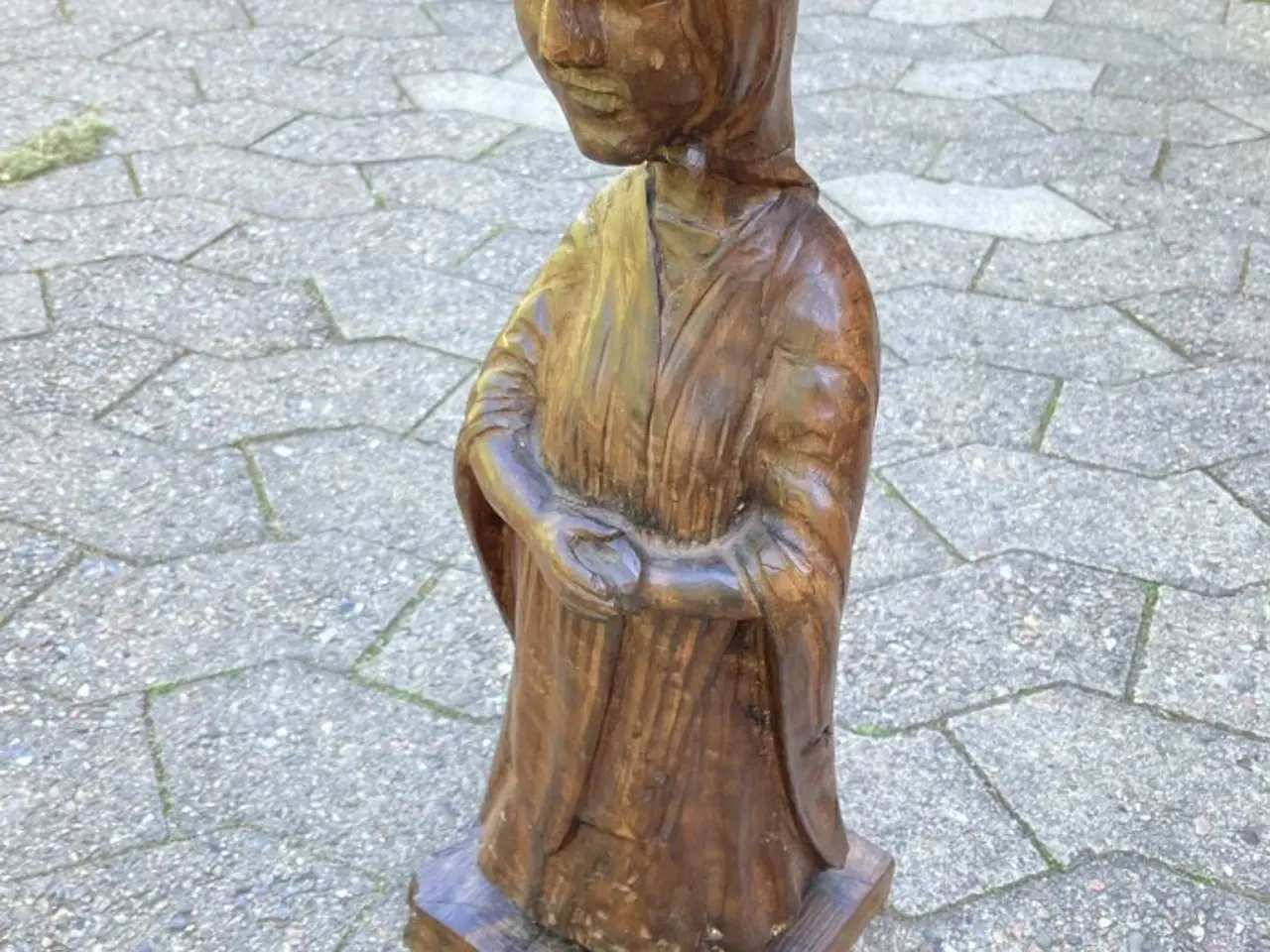 Billede 2 - Madonna træfigur – 46 cm høj