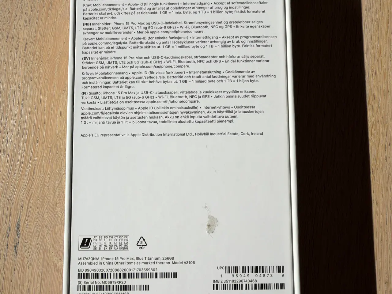 Billede 5 - Lækker Iphone 15 Pro Max 256 GB