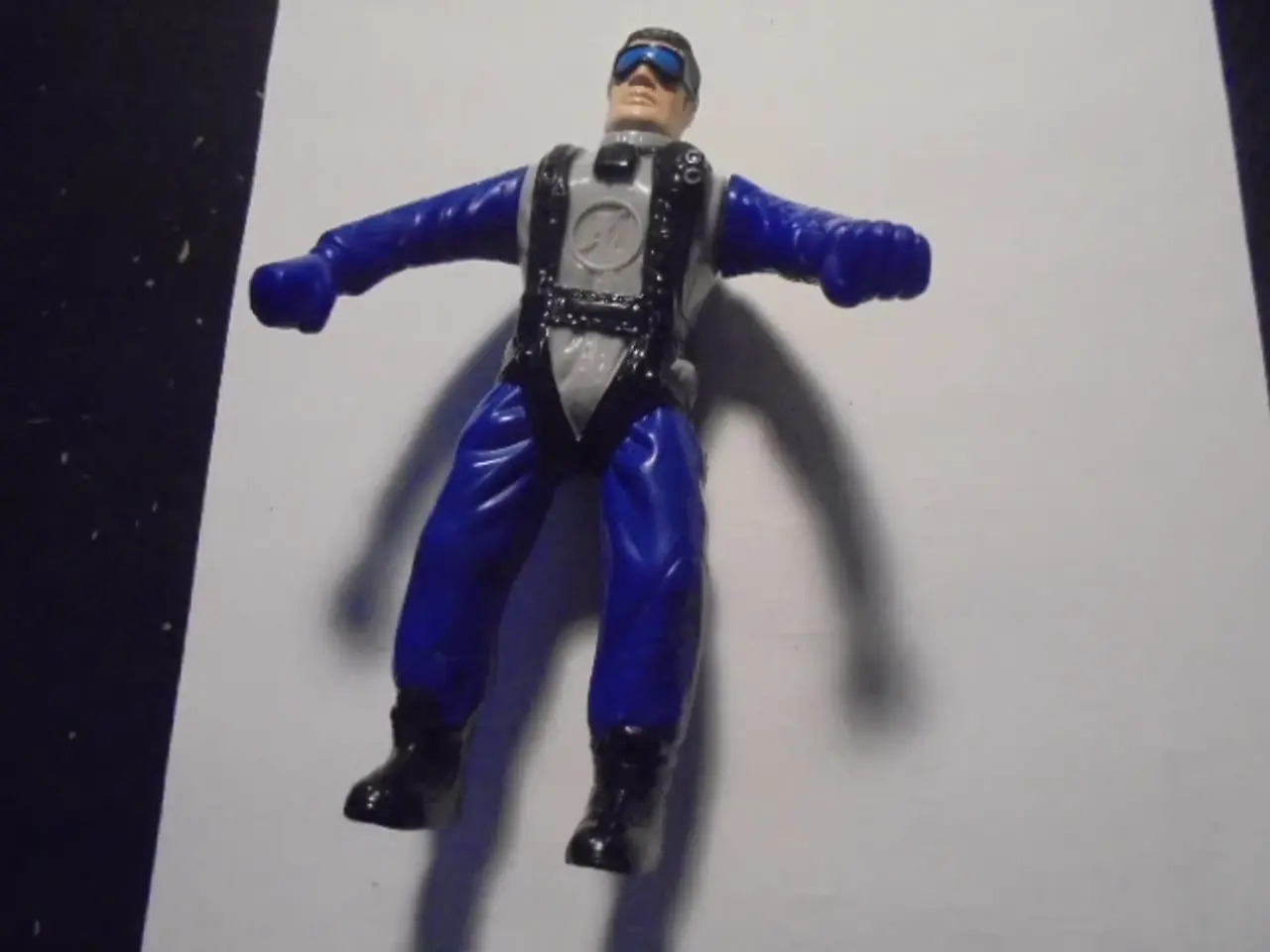 Billede 1 - Vintage blå G.I. Joe-figur Paratrooper  