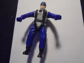 Vintage blå G.I. Joe-figur Paratrooper