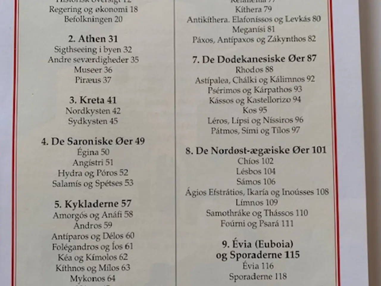 Billede 2 - DE GRÆSKE ØER - rejsehåndbog inkl. stort kort