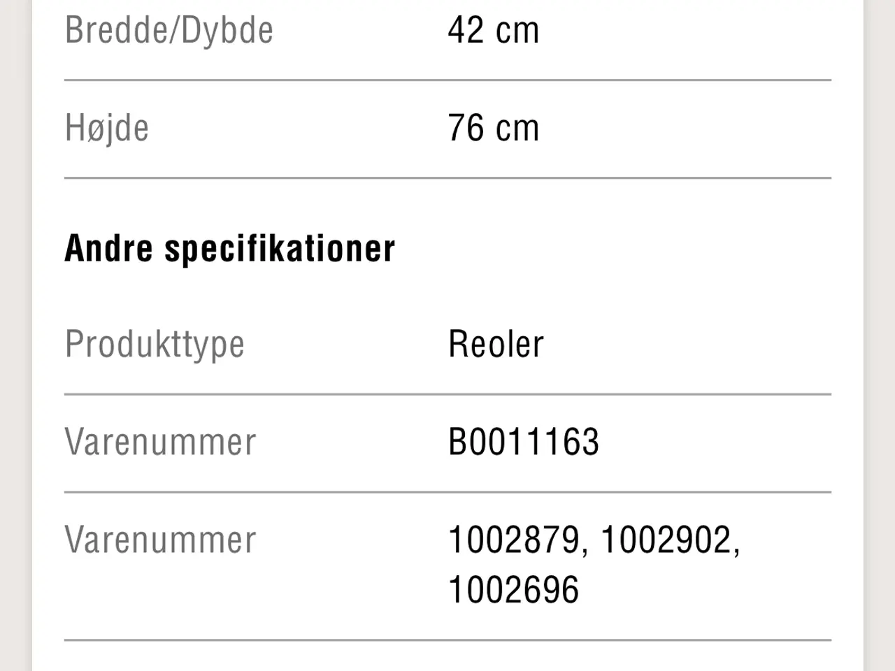 Billede 2 - Reol med 4 rum