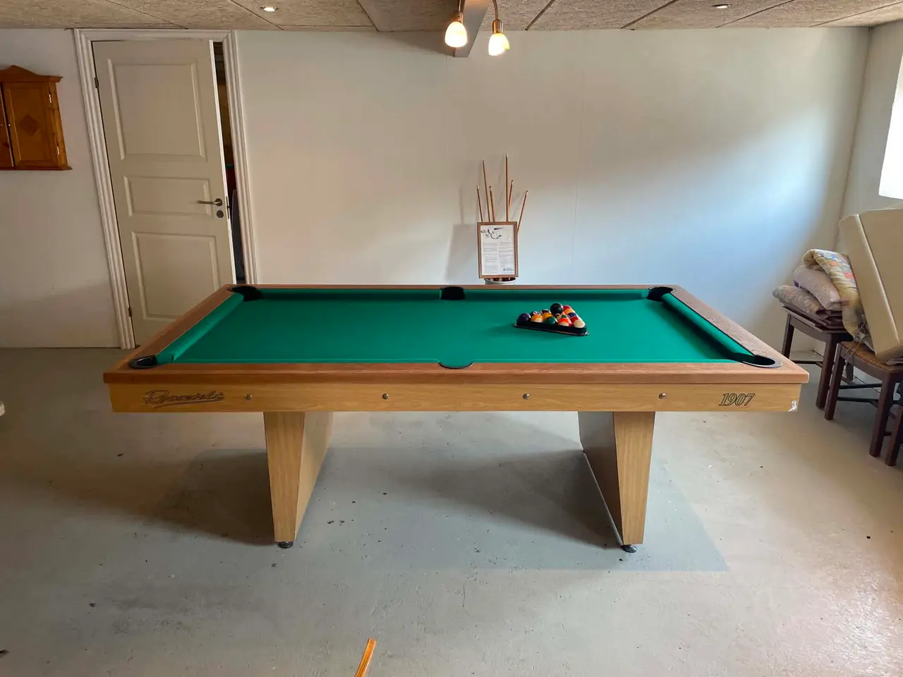 Billede 1 - Poolbord med bordtennisplader