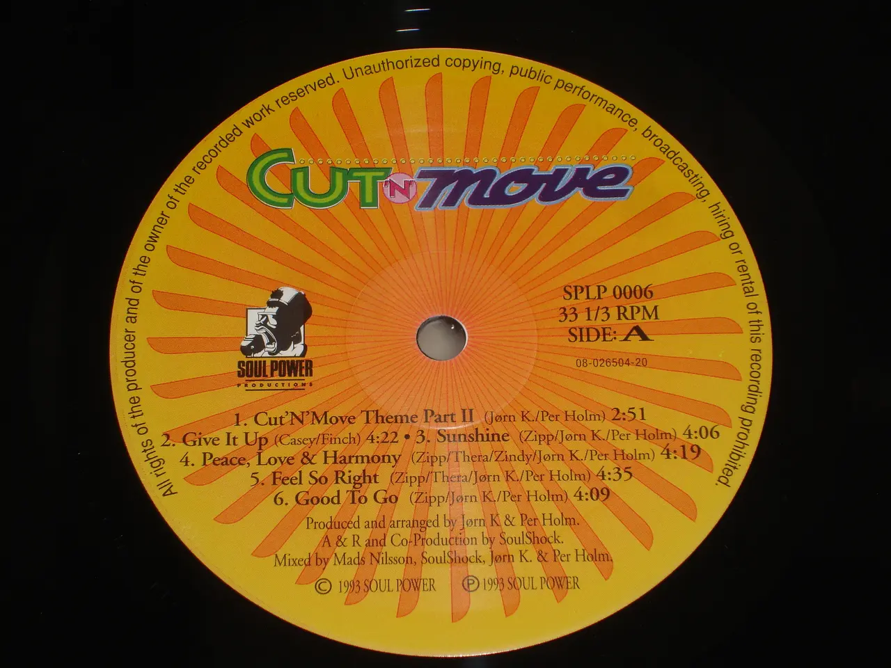 Billede 4 - (Sender gerne) Cut 'N' Move – Peace, Love & Harmon