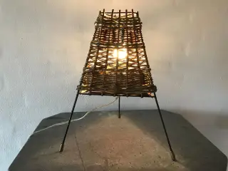Retro bordlampe, flet/messing